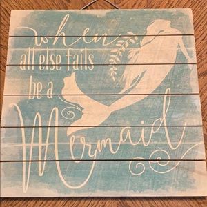 Decorative mermaid sign